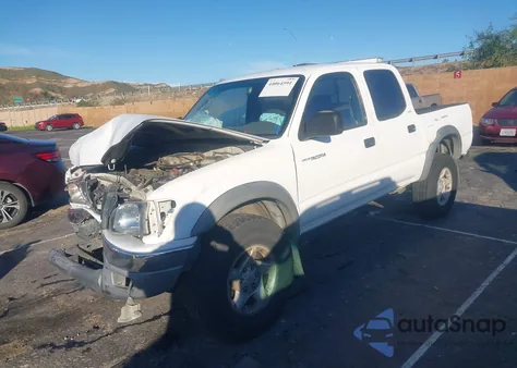 2002 Toyota Tacoma Prerunner V6 из США, поврежденный, VIN 5TEGN92N32Z001384